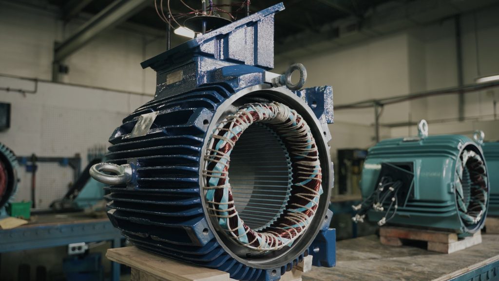 three-phase motors reduce electricity consumption in factories