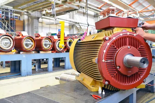 What safety precautions should you take when operating a 3 phase motor