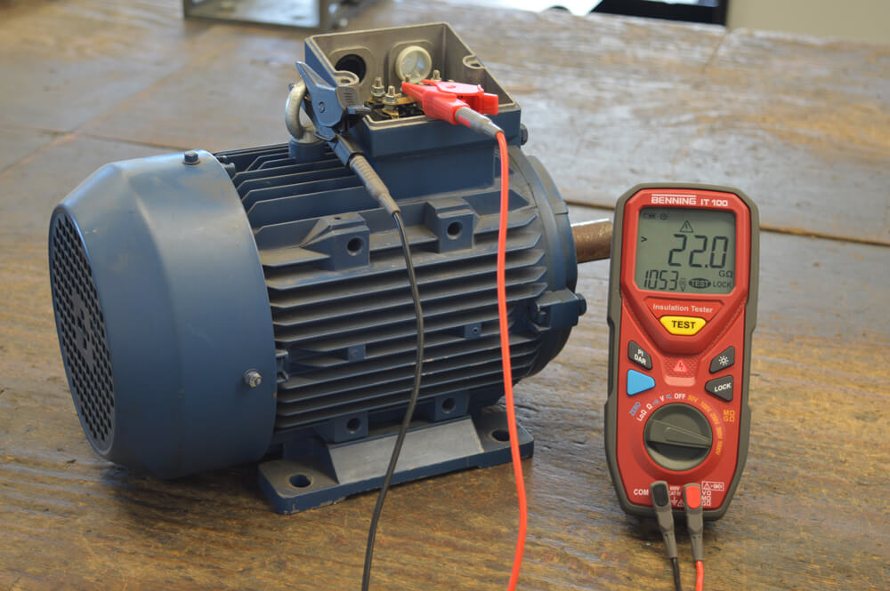 insulation of a three-phase motor