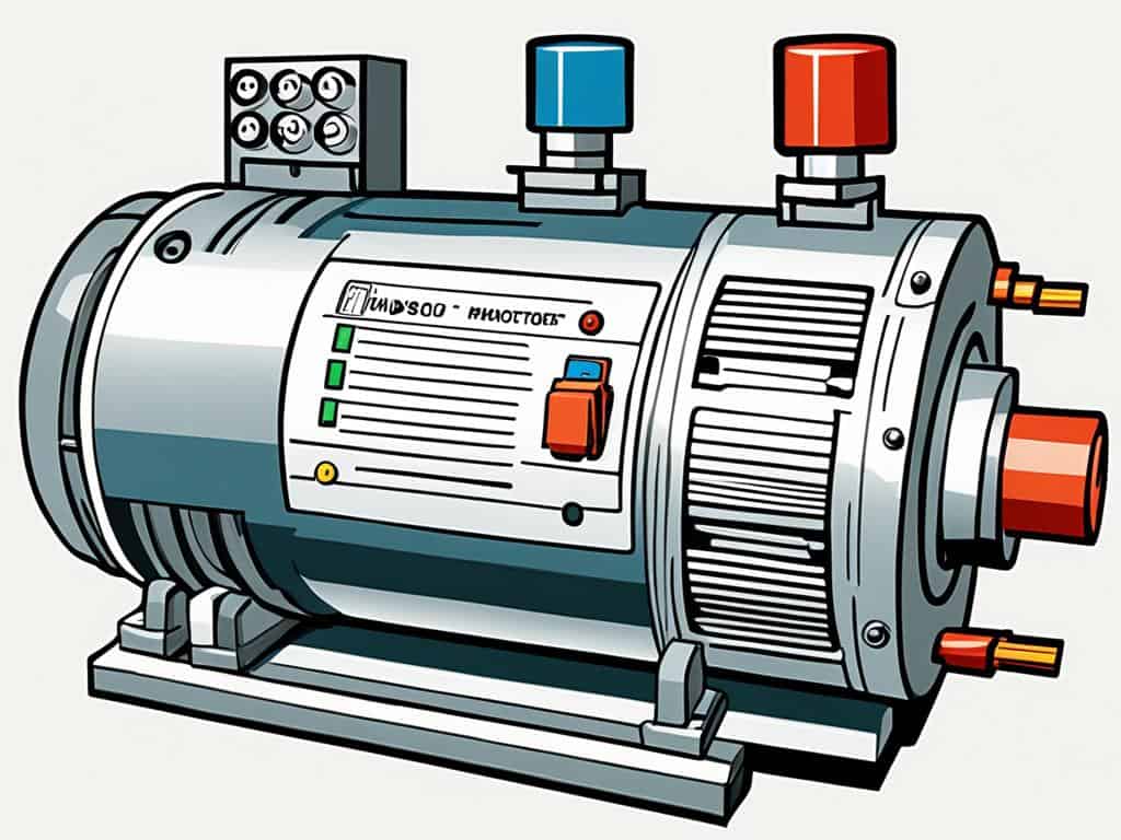 How is a three-phase motor with six wire leads connected